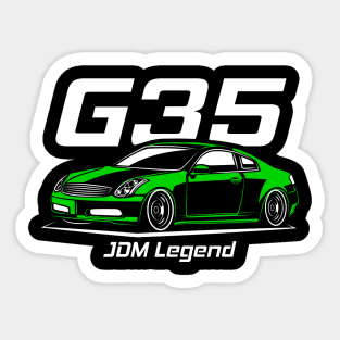 Racing Green G35 Coupe Sticker